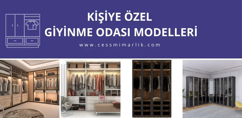 Kişiye Özel Giyinme Odası Modelleri